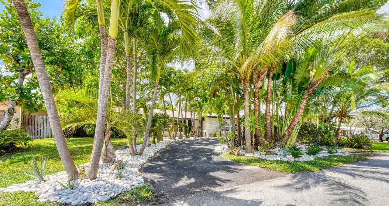 Вілла Luxury Tropical Oasis! Huge Saltwater Pool! 1 Mile To Beach! Форт-Лодердейл Екстер'єр фото